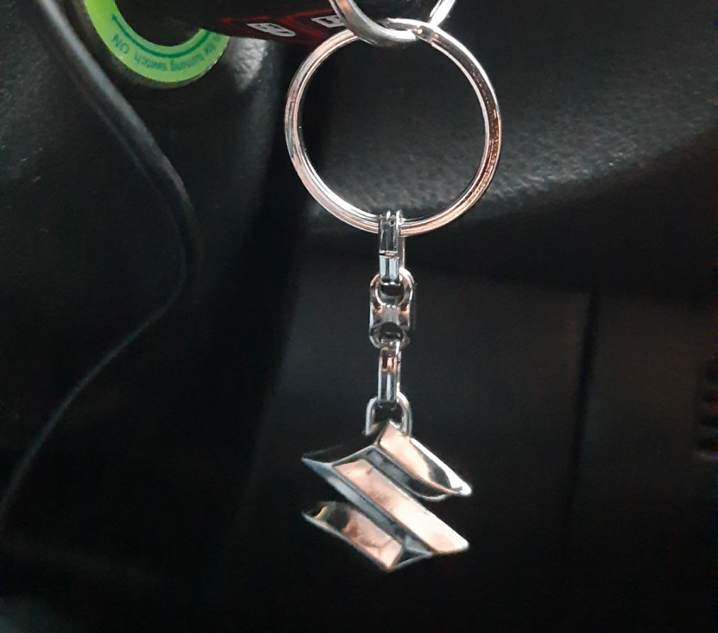 Metal Keychain with Suzuki Logo for Suzuki - image 1