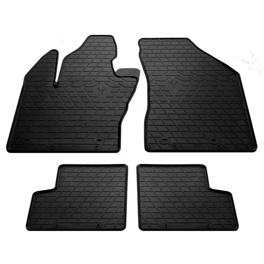 Rubber Floor Mats (4 pcs, Stingray Premium) for Fiat 500X 2014-2024 - image 1