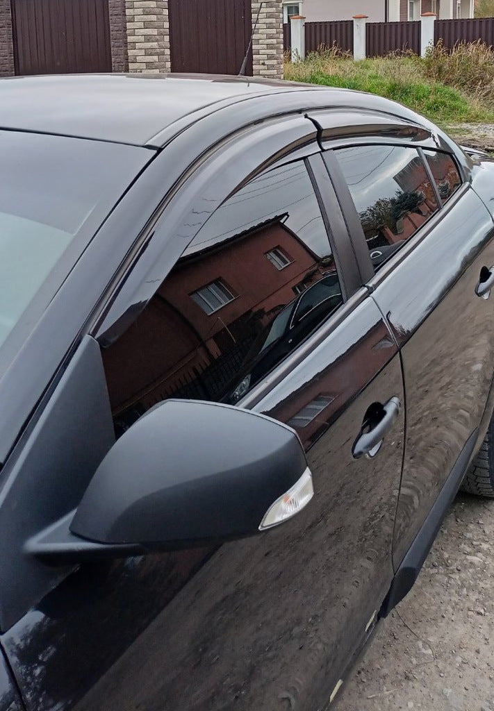 Window Deflectors (4 pcs, Sunplex Sport) for Renault Fluence 2009-2016 - image 5