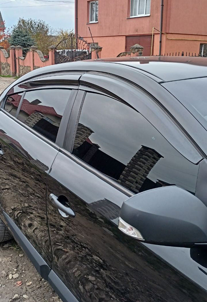 Window Deflectors (4 pcs, Sunplex Sport) for Renault Fluence 2009-2016 - image 4