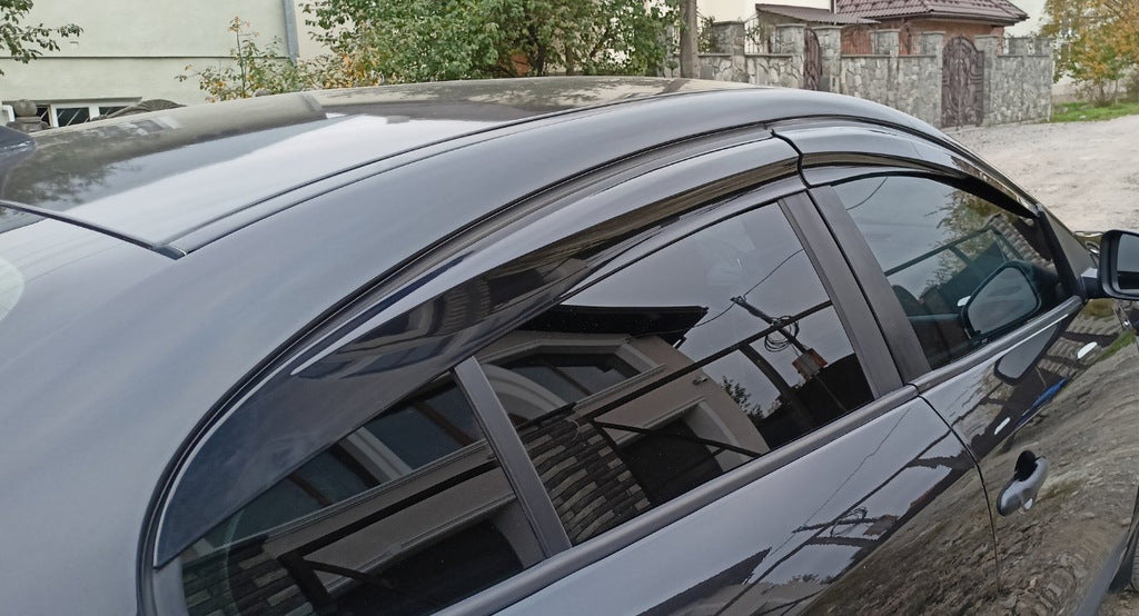 Window Deflectors (4 pcs, Sunplex Sport) for Renault Fluence 2009-2016 - image 2