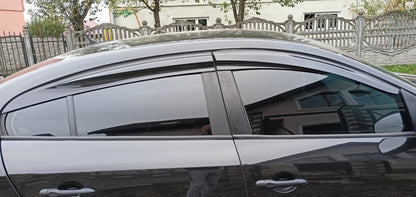 Window Deflectors (4 pcs, Sunplex Sport) for Renault Fluence 2009-2016 - image 3