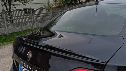 Lip Spoiler (Sunplex, black) (125.4cm x 7.2cm) for Renault Fluence 2009-2016 - image 3