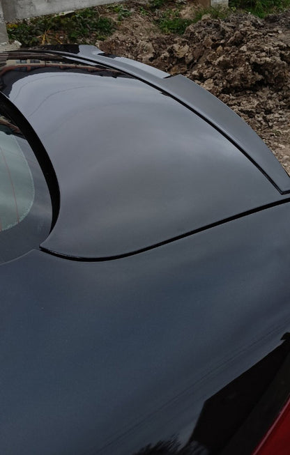 Lip Spoiler (Sunplex, black) (125.4cm x 7.2cm) for Renault Fluence 2009-2016 - image 5