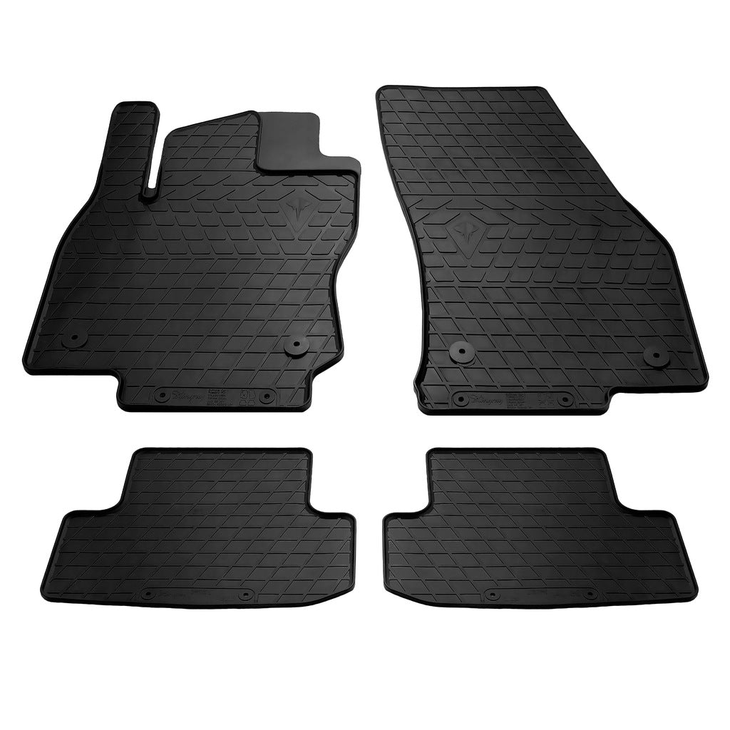 Rubber Floor Mats (4 pcs, Stingray Premium) for Seat Ateca 2016- - image 1