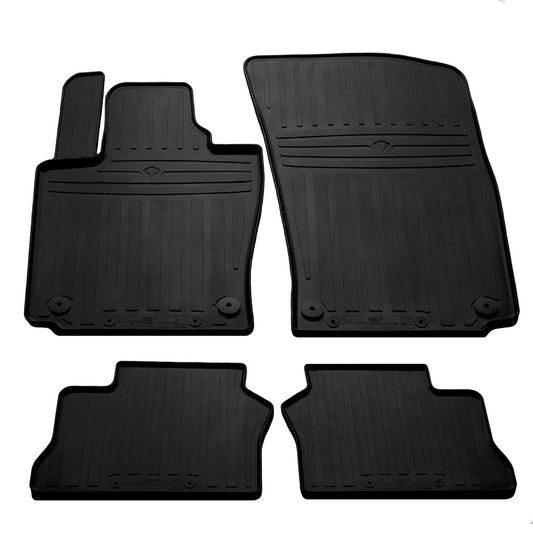 Rubber Floor Mats (4 pcs, Stingray Premium) for Porsche Panamera 2009-2016 - image 1