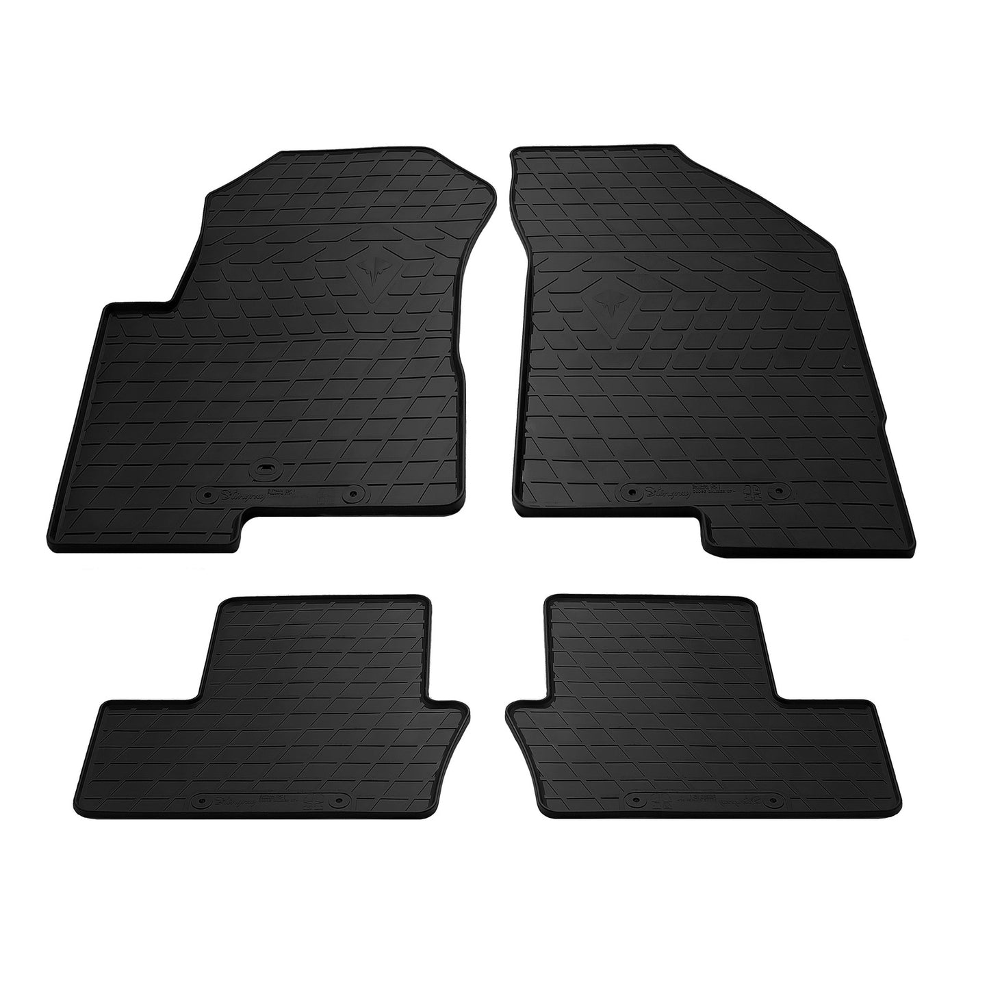 Rubber Floor Mats Stingray (4 pcs, rubber) for Dodge Caliber 2006-2011 - image 1