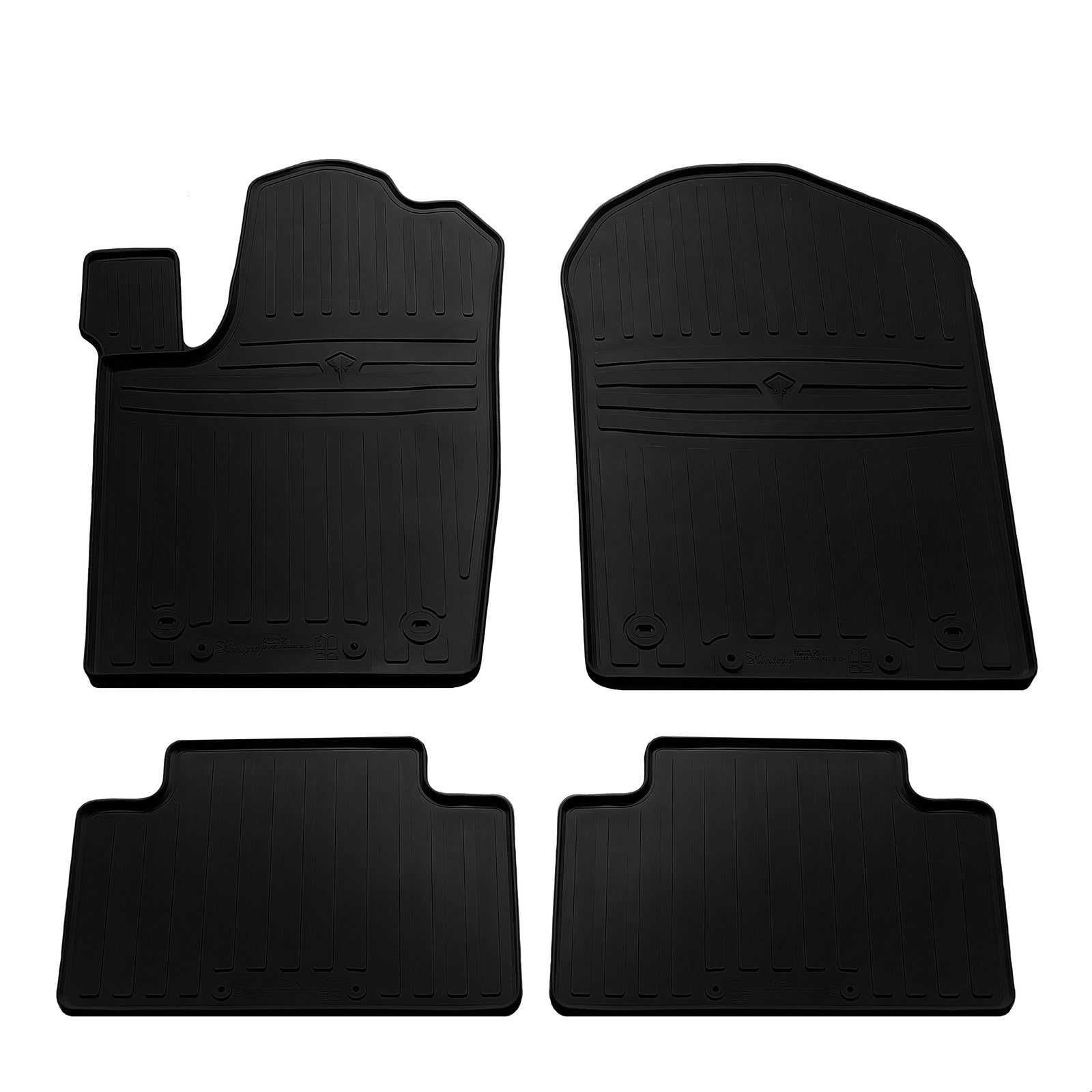 Rubber Floor Mats Stingray (4 pcs, rubber) for Dodge Durango 2010- - image 1