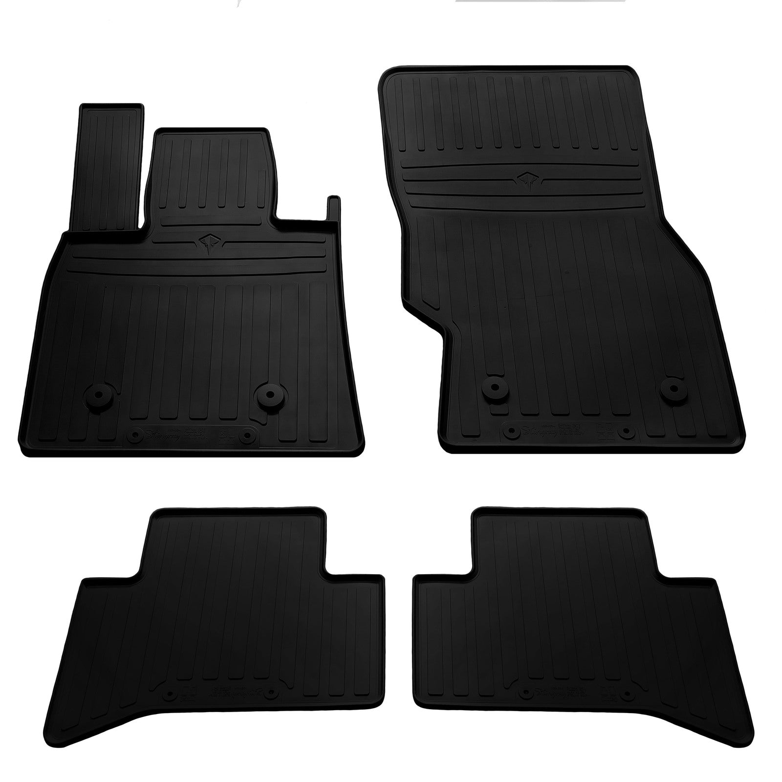 Rubber floor mats Stingray black (4 pcs) for Alfa Romeo Stelvio 2016- - image 1