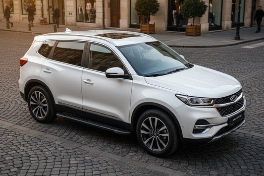 Side Steps Bosphorus Black (2 pcs, Aluminum) for Chery Tiggo 7 2020- - image 1