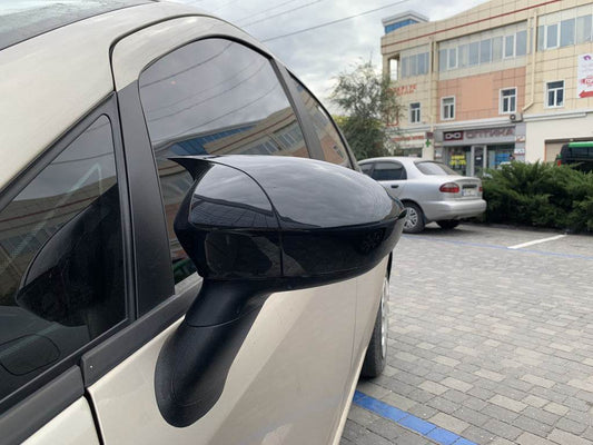 Covers for BMW-style mirrors (2 pcs) for Fiat Linea 2006-2018 - Reelken Auto
