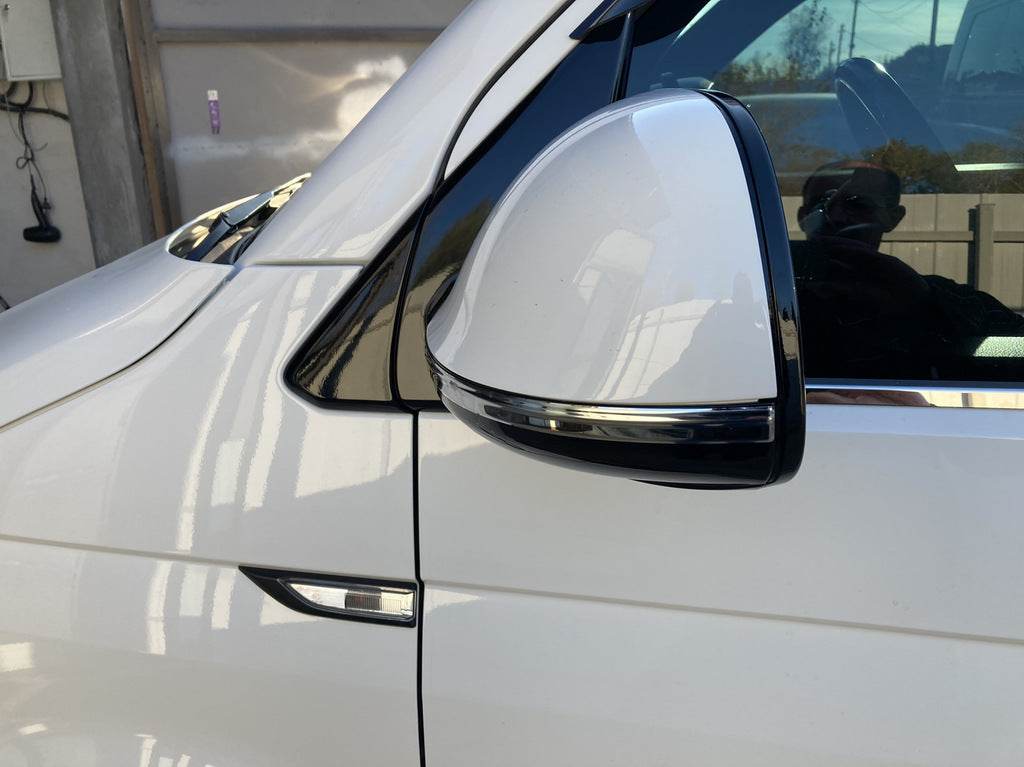 Strips on mirrors (2 piece, stainless steel) for Volkswagen T6 - Reelken Auto