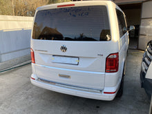 Rear Bumper Protector Carmos V1 Gloss (1 Door, Stainless Steel) for Volkswagen T6 2015-2024 - image 1