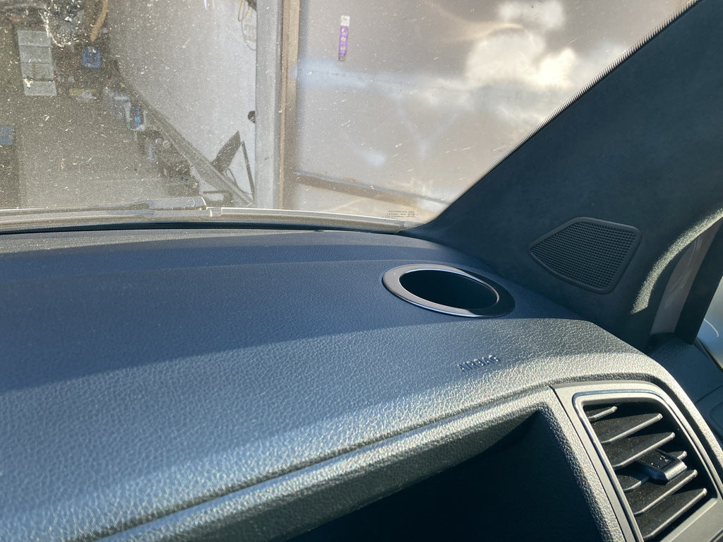 Cup Holder Trim (2 pcs, Black Chrome) for Volkswagen T6 2015-2024 - image 2