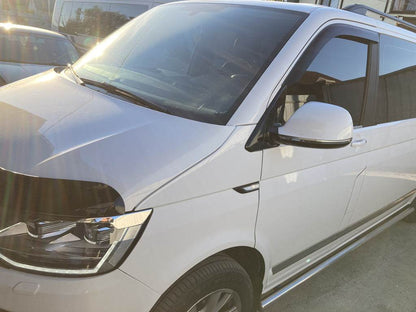 Strips on mirrors (2 piece, stainless steel) for Volkswagen T6 - Reelken Auto