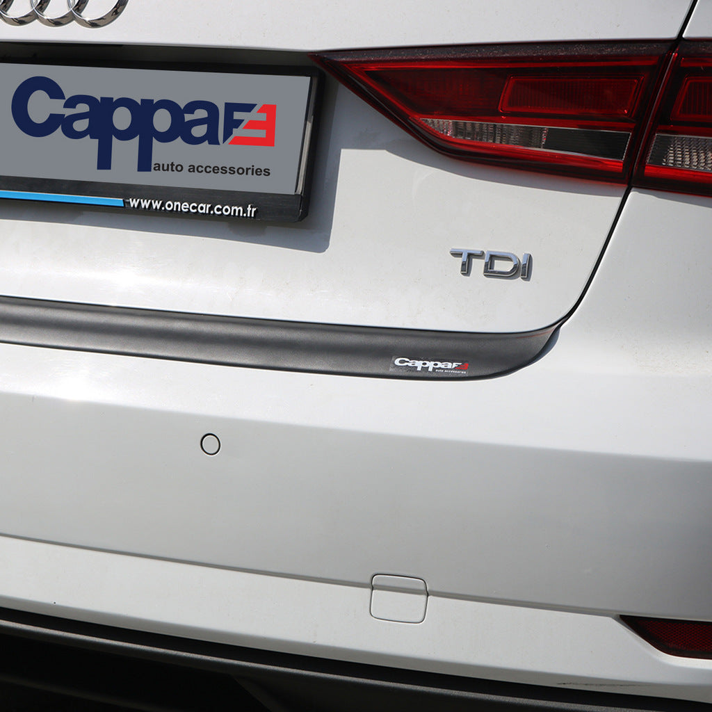 Rear Bumper Cover EuroCap (2017-2020, ABS) for Audi A3 2012-2020 - image 3