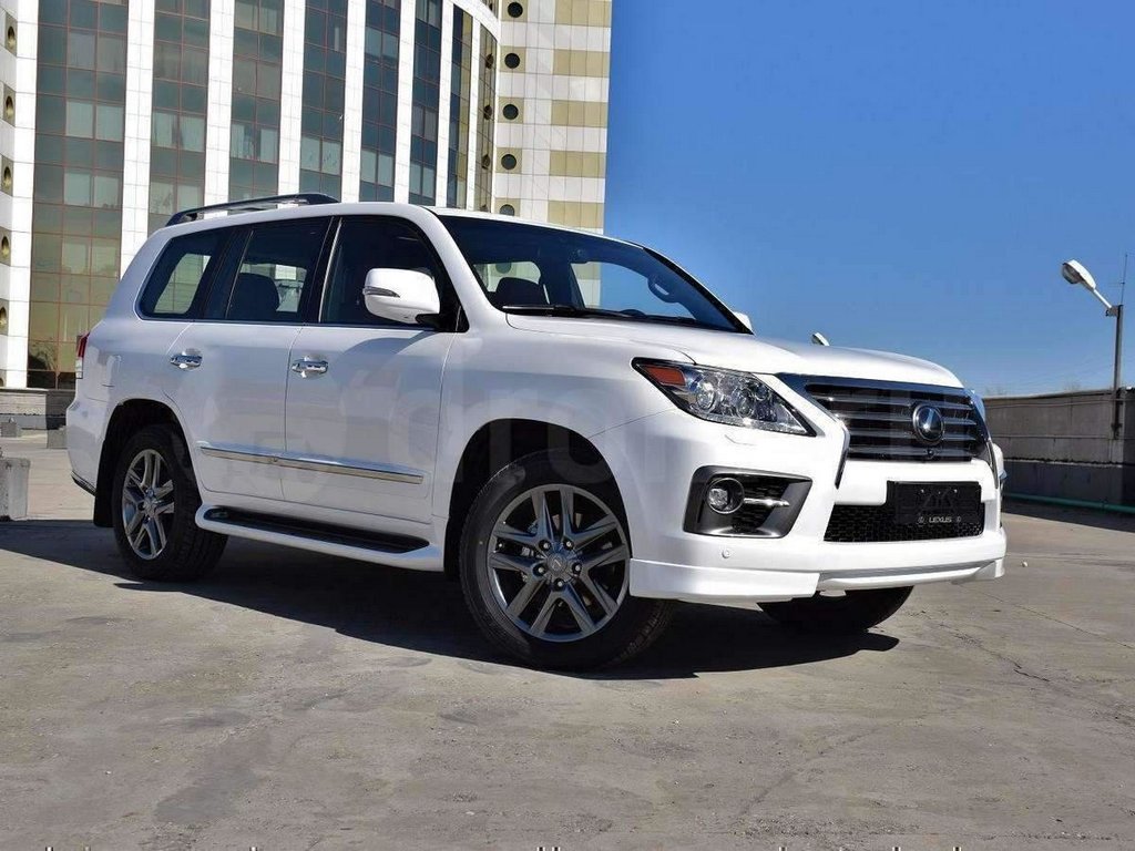 Body Kit Set 2012-2016 (F-Sport, primed) for Lexus LX570/450d 2008-2022 - image 3