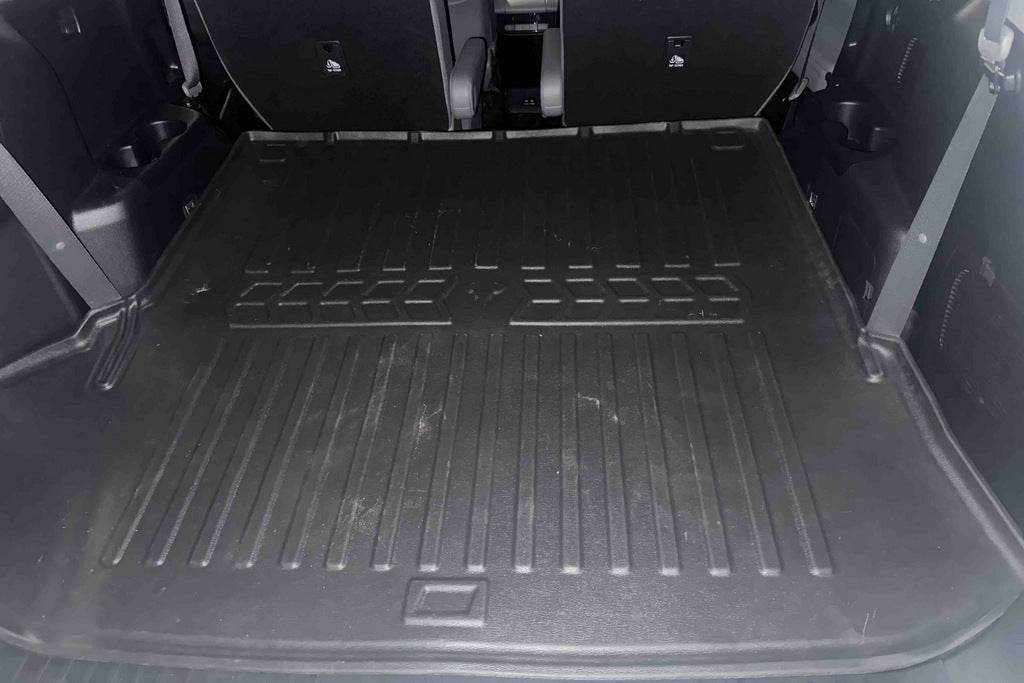 Stingray 3D trunk mat (With subwoofer, 7-seater with 3rd row folded) for Toyota Highlander 2019- - Reelken Auto
