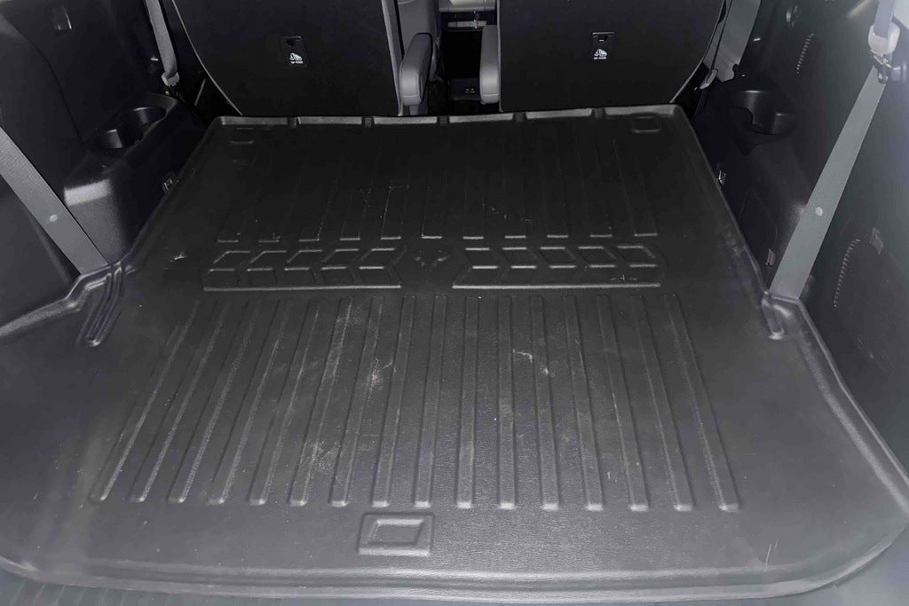 Trunk mat Stingray 3D (with subwoofer, 7-seater with folded 3rd row) for Toyota Highlander 2019- - image 1