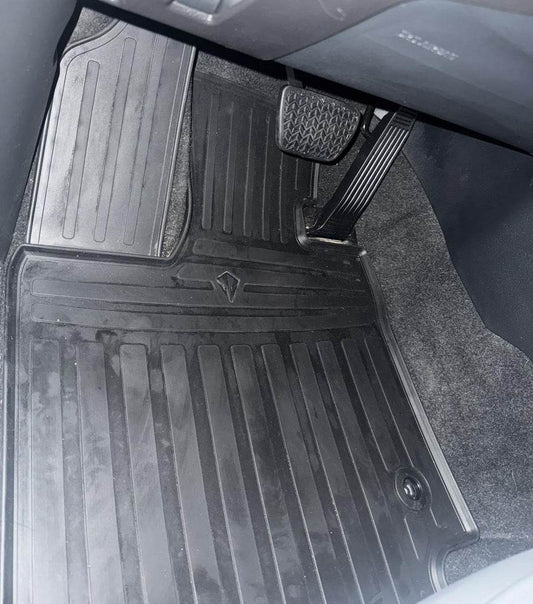 Stingray mats (6 pcs, rubber) for Toyota Highlander 2019- - Reelken Auto