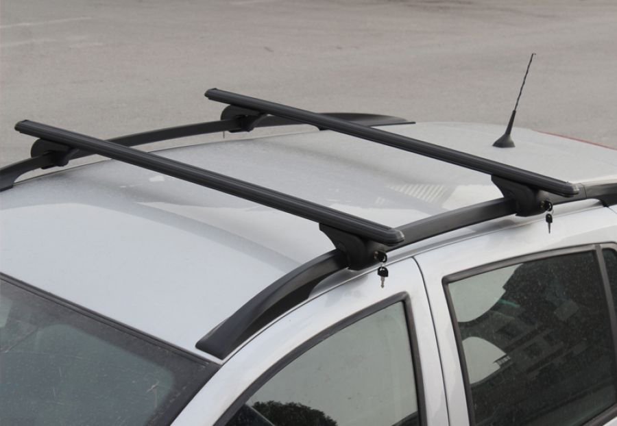 Lockable cross bars for standard roof rails Bold Bar V1 (2 pcs) for Dacia Duster 2018-2024 - image 1