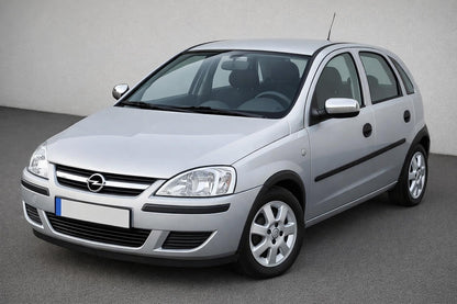 Mirror Covers (2 pcs, Stainless Steel) for Opel Corsa C 2000-2006 - image 1