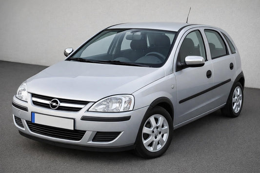 Mirror Covers (2 pcs, Stainless Steel) for Opel Corsa C 2000-2006 - image 1