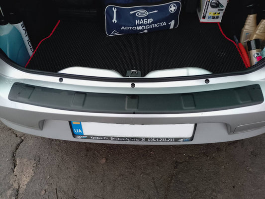 Rear bumper cover (SD, ABS, Esa) for Dacia Logan I 2008-2012 - image 1