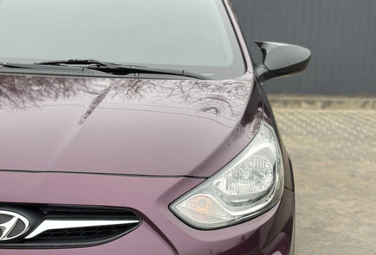 Mirror covers with turn signal cutout BMW-style (2 pcs) for Hyundai Accent 2011-2017 - image 2