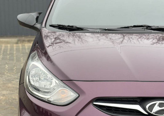 Covers for mirrors with a cutout for turning BMW-style (2 pcs) for Hyundai Accent 2011-2017 - Reelken Auto