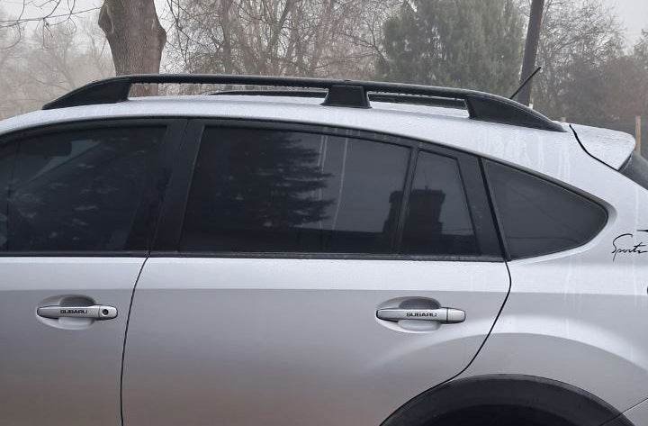 OmsaLine Elegance roof rails (2 pcs, black) for Subaru XV 2011-2017 - Reelken Auto