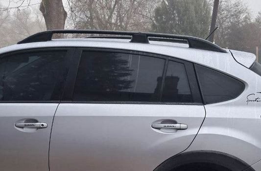 OmsaLine Elegance roof rails (2 pcs, black) for Subaru XV 2011-2017 - Reelken Auto
