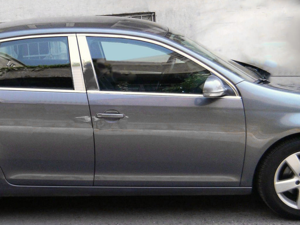 Pads on the door pillar (stainless) for BMW 3 series E-90/91/92/93 2005-2011 - image 1