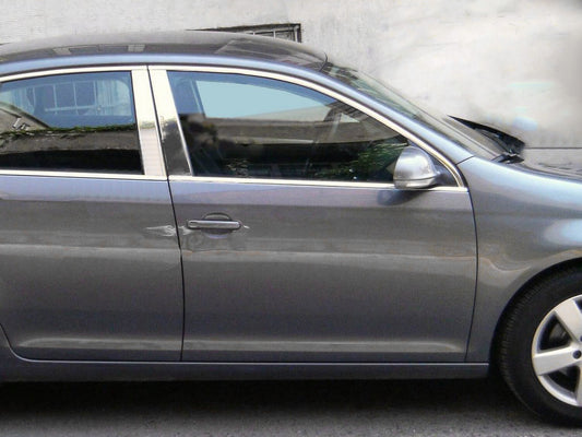 Pads on the door pillar (stainless) for BMW 3 series E-90/91/92/93 2005-2011 - image 1
