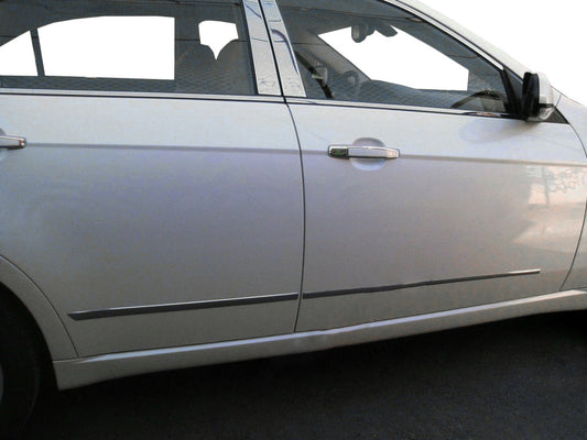 Chrome Door Moulding Covers (Stainless Steel) for Chevrolet Epica 2006-2014 - image 1