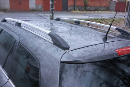 Aluminum rails (Caravan, chrome) for Opel Astra H 2004-2013 - Reelken Auto