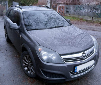 Aluminum rails (Caravan, chrome) for Opel Astra H 2004-2013 - Reelken Auto