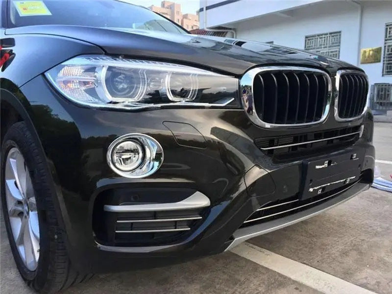 Set of bumper grille trims for BMW X6 F-16 2014-2019 - image 2