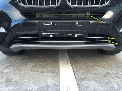 Set of bumper grille trims for BMW X6 F16 2014-2019 - image 1