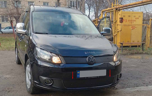 Winter cover on the grille (bottom) for Volkswagen Caddy 2010-2015 - image 1