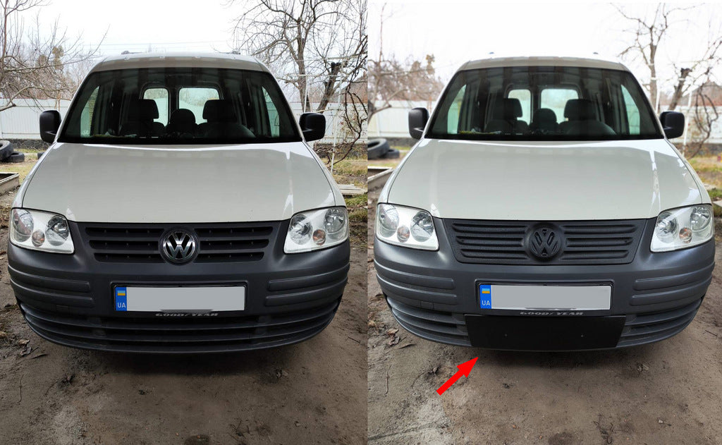 Winter cover on the grille (bottom) for Volkswagen Caddy 2004-2010 - image 1