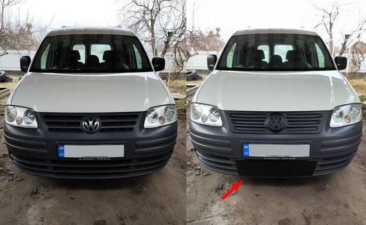 Winter cover on the grille (bottom) for Volkswagen Caddy 2004-2010 - image 1
