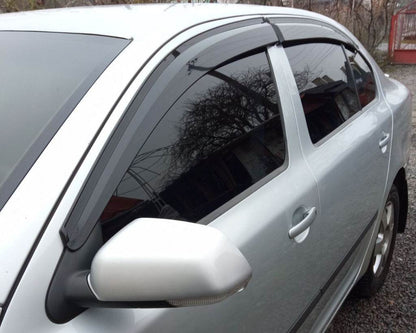 LB windbreakers (4 pcs., Sunplex Sport) for Skoda Octavia III A7 2013-2019 - Reelken Auto