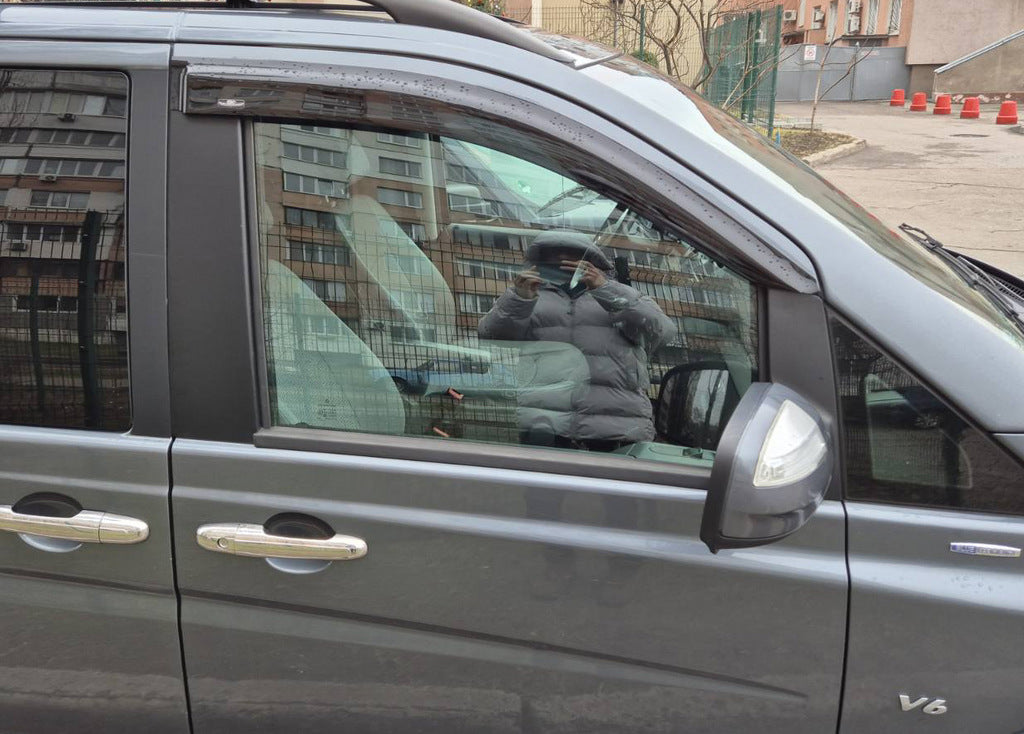 Window Deflectors (2 pcs, HIC) for Mercedes Viano 2004-2014 - image 2