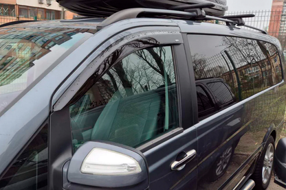 Window Deflectors (2 pcs, HIC) for Mercedes Vito W639 2004-2014 - image 3