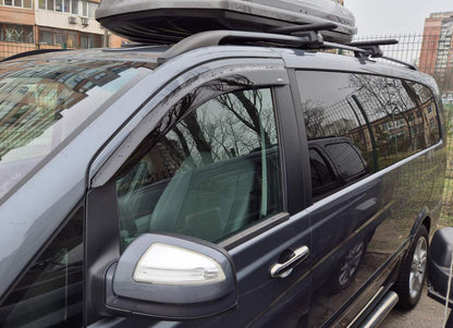 Window Deflectors (2 pcs, HIC) for Mercedes Viano 2004-2014 - image 3