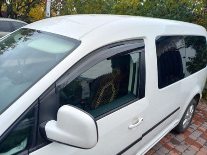 Window Deflectors (2 pcs, Sunplex Sport) for Volkswagen Caddy 2004-2010 - image 9