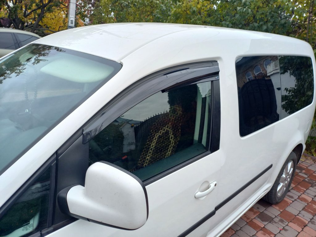 Window Deflectors (2 pcs, Sunplex Sport) for Volkswagen Caddy 2015-2020 - image 10