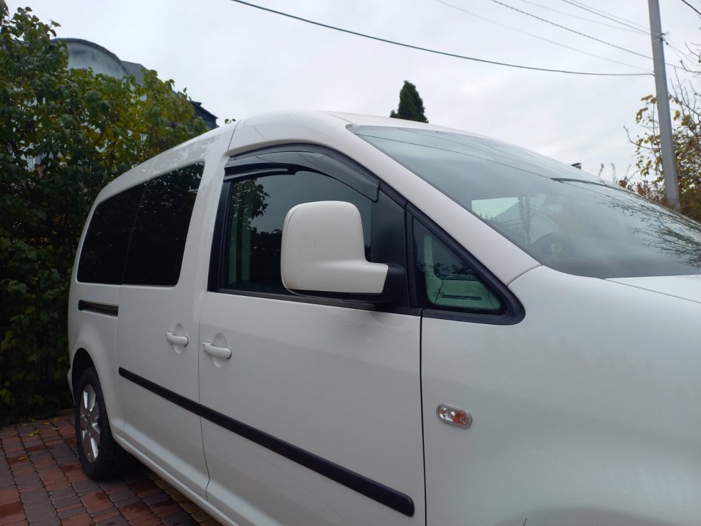 Window Deflectors (2 pcs, Sunplex Sport) for Volkswagen Caddy 2004-2010 - image 12