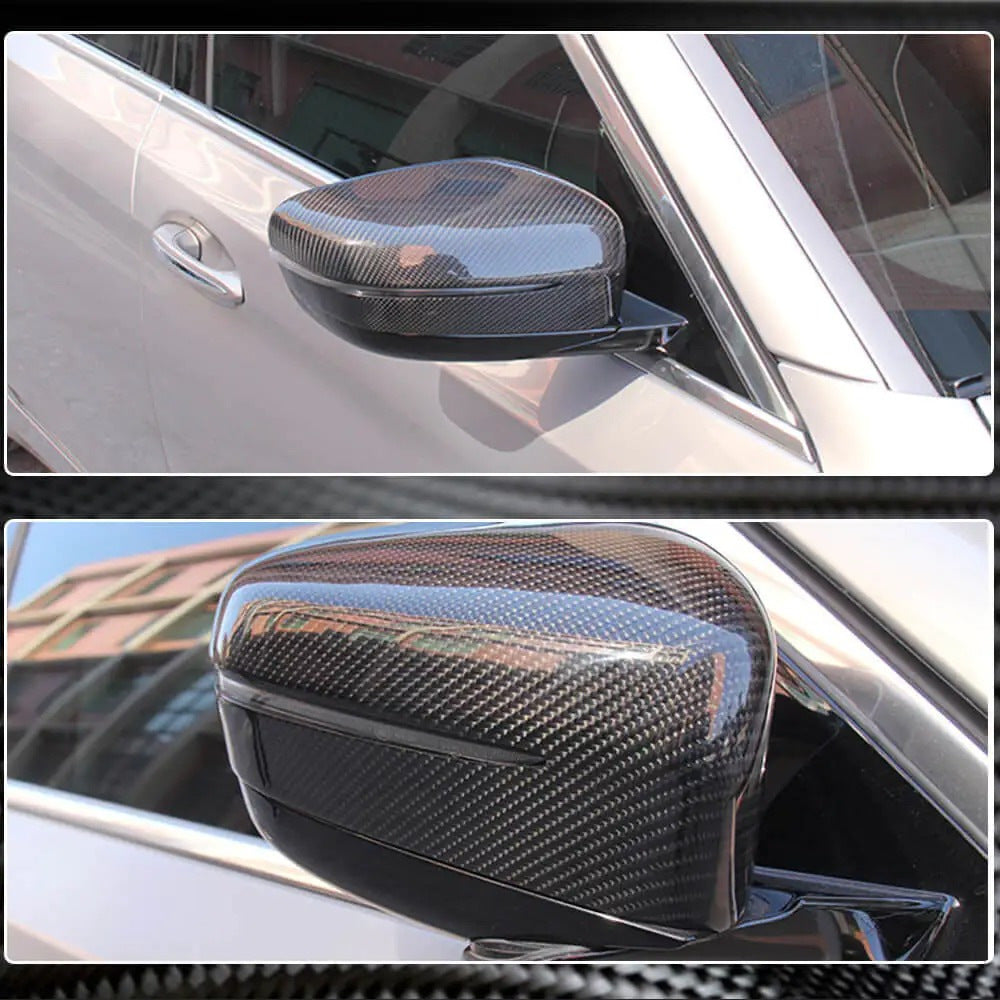 Mirror Covers M-Look V1 (2018-2021, Carbon) for BMW 8 Series G14/G15/G16 2018- - image 4